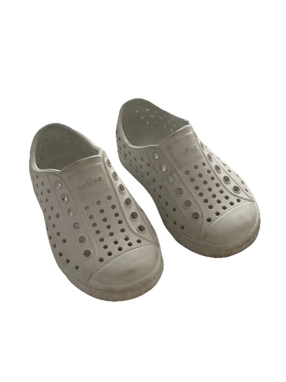 NATIVE Jefferson Slip On Water Shoes White Toddler Girls C6